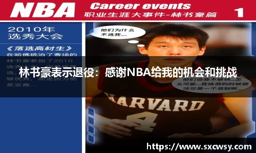 林书豪表示退役：感谢NBA给我的机会和挑战